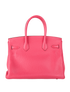 Birkin 30 In Rose Extreme Clemence, back view